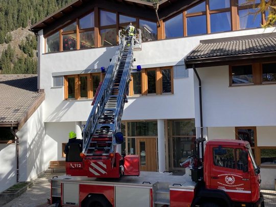Proa d'evacuaziun Scola Corvara Proa d'evacuaziun Scola Corvara