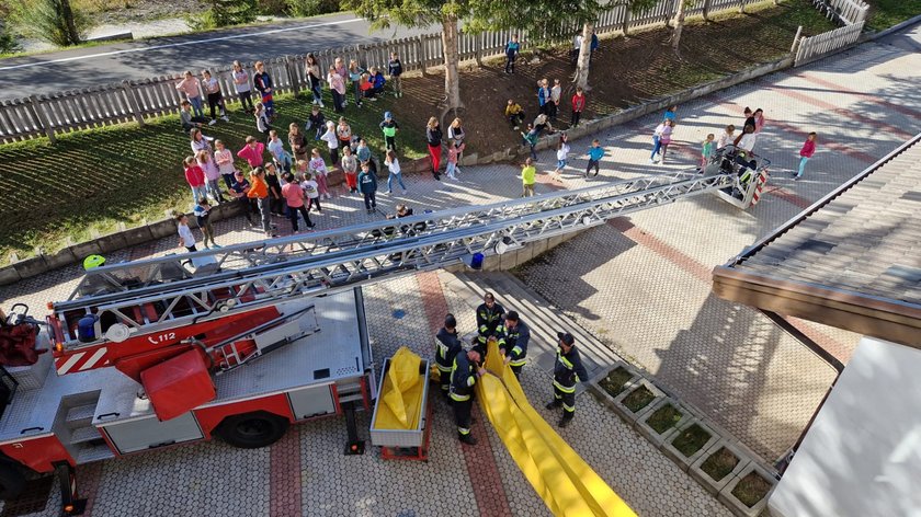 Proa d'evacuaziun Scola Corvara Proa d'evacuaziun Scola Corvara